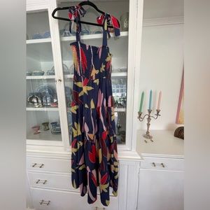 🍂 FALL STYLE 🍁 Silk boutique style maxi dress.